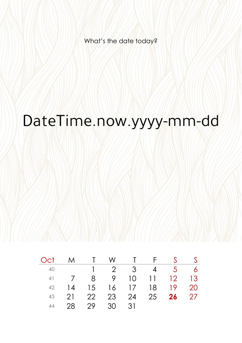 October